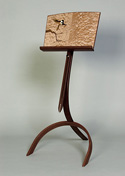 music stand with marquetry  by Matthew Werner